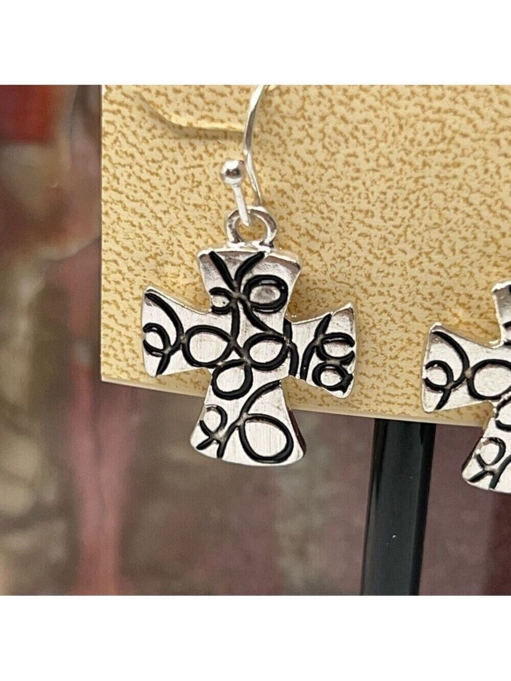 Silver Cross Antique SilverHannah Earrings
